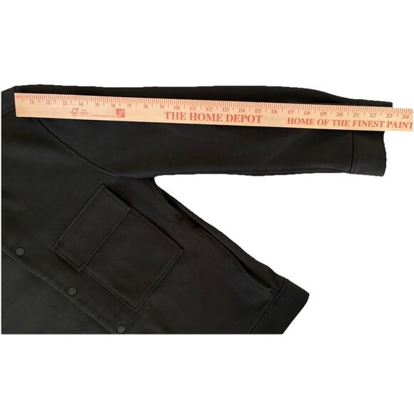 COS Army Green Shacket Women's Size Small Snap Closure Long Sleeve Pockets EUC - Picture 9 of 16